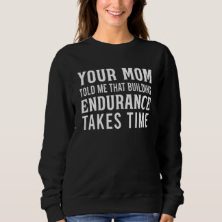 Camiseta Sua Mãe Memória Gym Sarcasm A Trabalhar Sarcasmo S