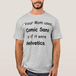 Camiseta Sua mãe usa gibis