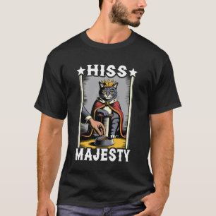 Camiseta Sua Majestade Gatinho Amante de Gato