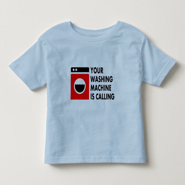 Camiseta Sua Máquina de Lavagem está chamando (Frente)
