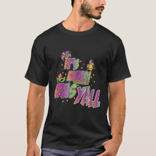 Camiseta Sua Máscara do Partido Mardi Gras Yall-Mardi Gras