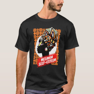 Camiseta Sua Melanin Boost Self Esteem e 2023 Black Histo