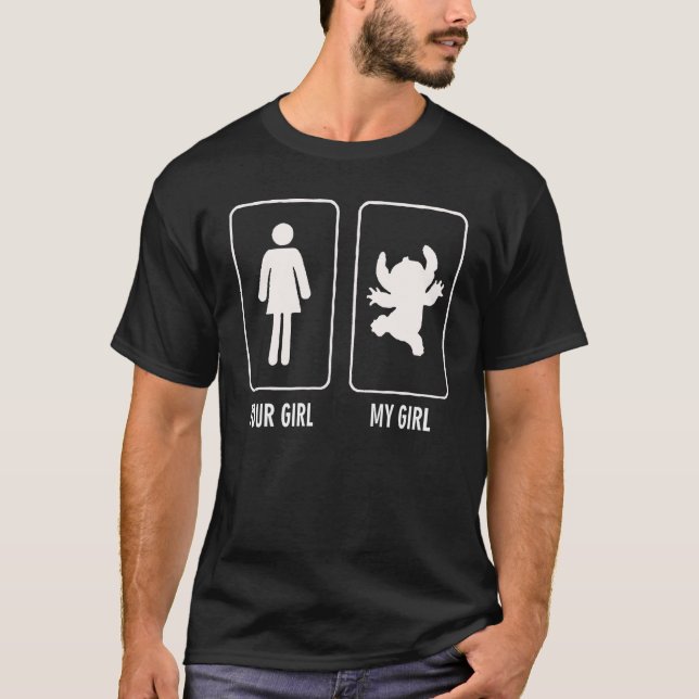 Camiseta Sua Menina Minha Rapariga (Frente)