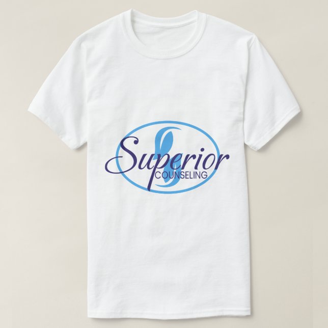 Camiseta Sua Mente Importa. Escolha Superior. (Frente do Design)