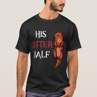 Camiseta Sua Namorada Metade de Lontra