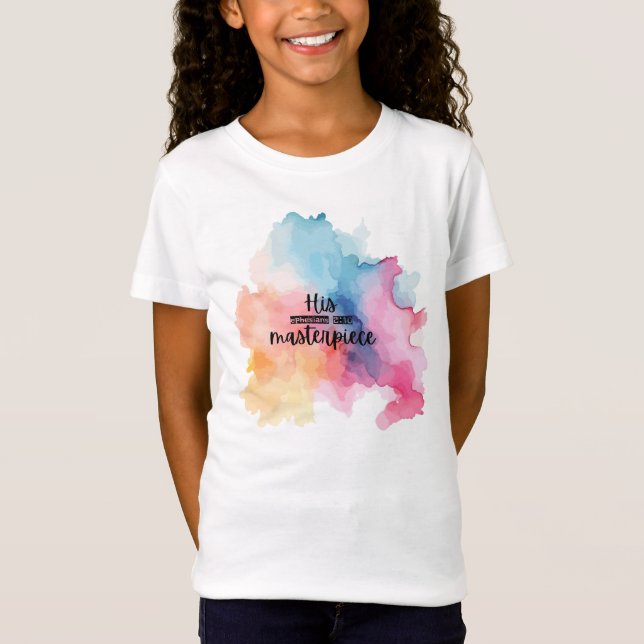 Camiseta Sua Obra-Prima Colorida (Frente)