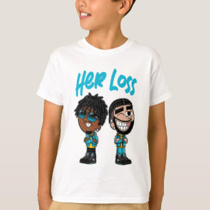 Camiseta Sua Perda - Palavras Simples, Mensagem Larga T-Shi