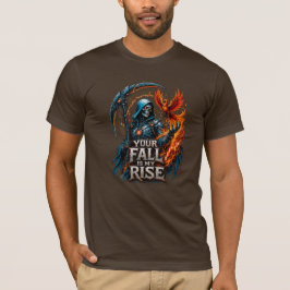 Camiseta Sua Queda É Minha Ascensão Motivação para Negociaç