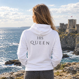 Camiseta Sua Rainha - Capuz Toda Aberta Bella+Canvas