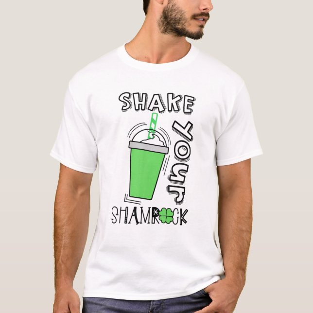 Camiseta Sua Rua Feliz dos Camarões. Dia de Patrick (Frente)