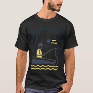 Camiseta Sua vara é sua varinha mágica. Continue lançando,