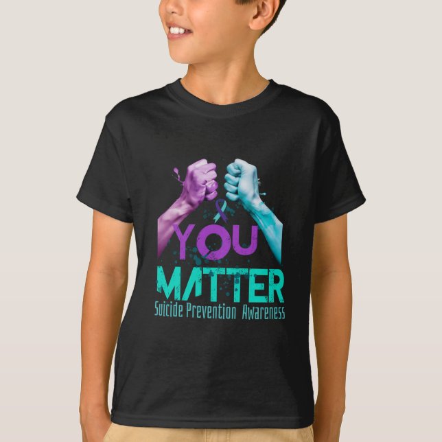 Camiseta Sua Vida Escolha Continuar Prevenção de Suicídio (Frente)