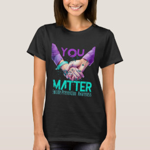 Camiseta Sua Vida Escolha Continuar Prevenção de Suicídio
