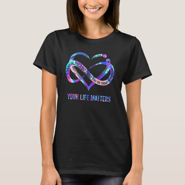 Camiseta Sua Vida Importa Prevenção ao Suicídio Conscientiz (Frente)