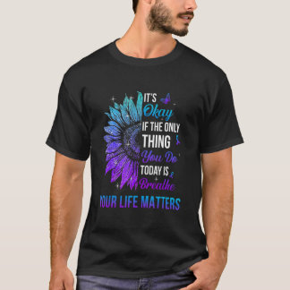 Camiseta Sua Vida Importa Prevenção ao Suicídio Conscientiz