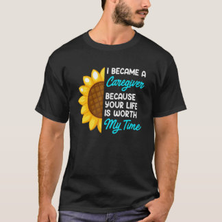Camiseta Sua vida vale meu tempo enfermeira cuidadora 1