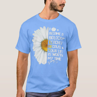 Camiseta Sua vida vale meu tempo, PROFESSOR DE BIOLOGIA