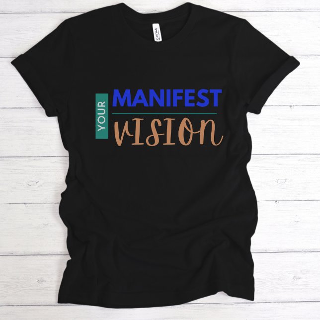Camiseta Sua Visão Manifesta (Criador carregado)