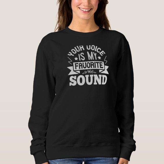 Camiseta Sua Voz é o Meu Som Favorito (Frente)