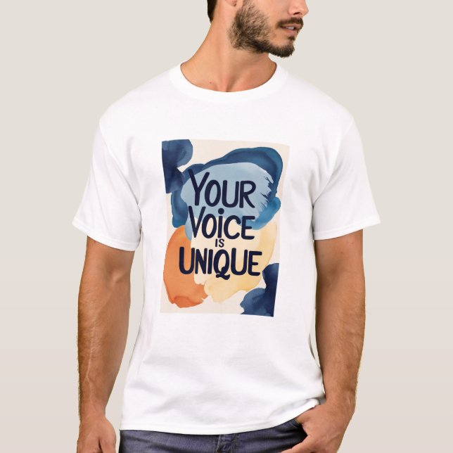 Camiseta Sua Voz É Única (Frente)