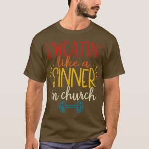 Camiseta Suando Como Um Canto Em Um Jovem De Igreja