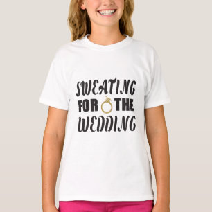 Camiseta Suando para o casamento