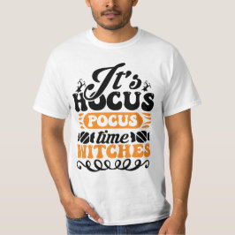 Camiseta suas bruxas do hocus time do halloween assustaram