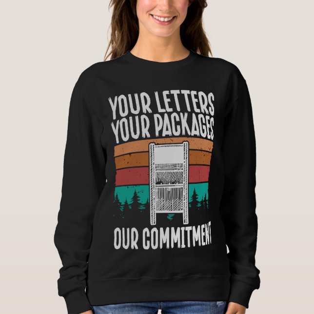 Camiseta Suas Cartas, Seus Pacotes, Nosso Compromisso Posta (Frente)