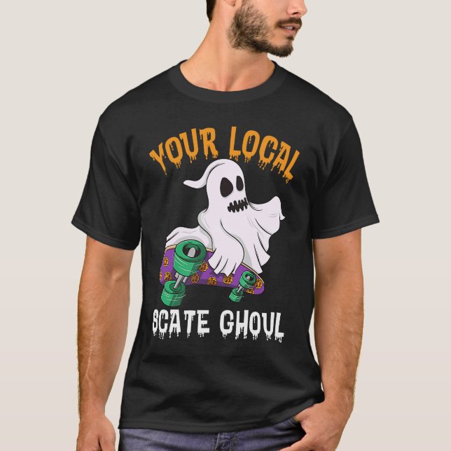 Camiseta Suas Chouls Locais Fantasmas Assustam Halloween (Frente)