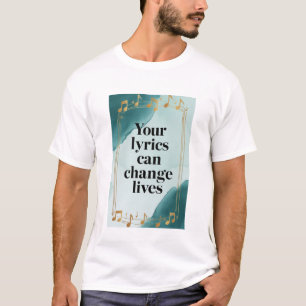 Camiseta Suas Letras Podem Mudar Vidas