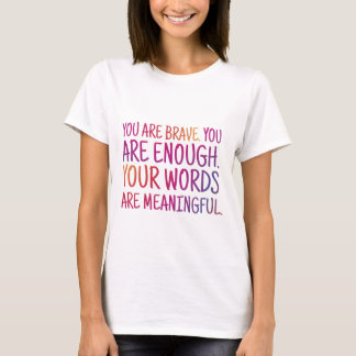 Camiseta Suas Palavras Importam