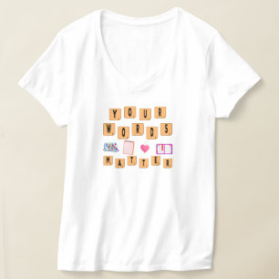 Camiseta Suas Palavras Importam Camisa, Chá Espetada, Neuro