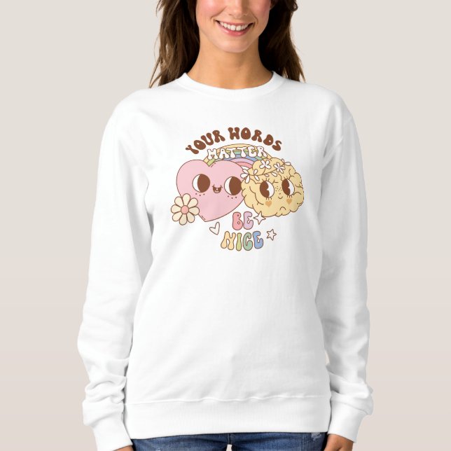 Camiseta Suas palavras são importantes - capacitando a saúd (Frente)