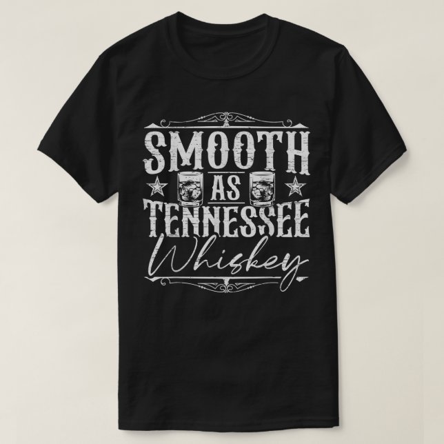 Camiseta Suave como Tennessee Whiskey amaldiçoado bourbon (Frente do Design)