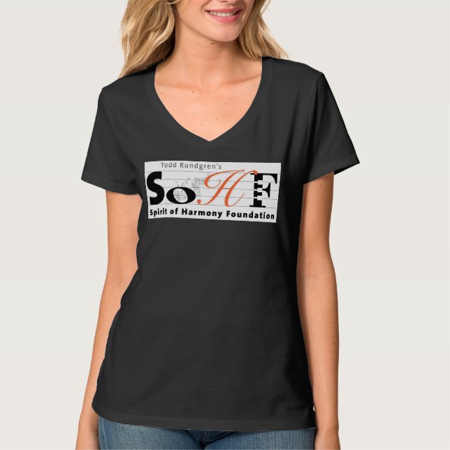 Camiseta suave do logotipo SOHF (Frente)