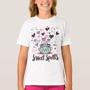 Camiseta Suave Feiticeira - Camisa-T de Caldeirão de Hallow
