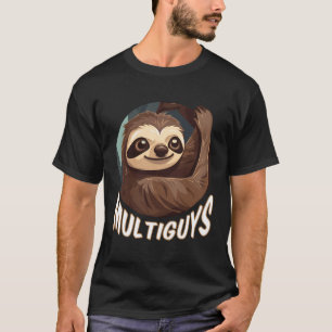 Camiseta Suave Lama De Açúcar Não Sou Preguiçoso Apenas Rel