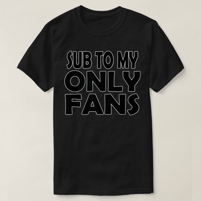 CAMISETA SUB PARA MEUS ONLYFANS (Frente do Design)