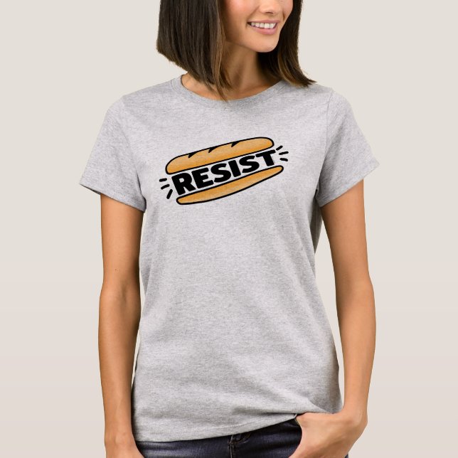 Camiseta Sub-Sandwich Resistir ao fascismo (Frente)