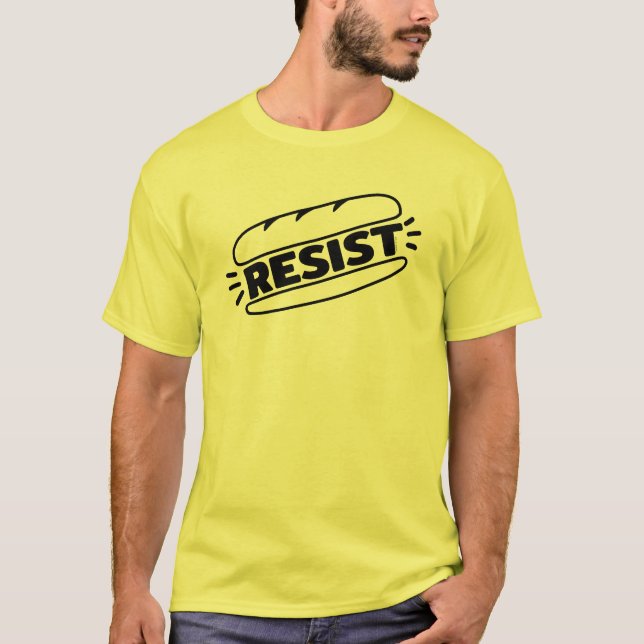 Camiseta Sub-Sandwich Resistir ao fascismo (Frente)