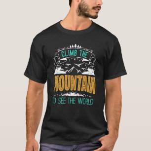 Camiseta Suba A Montanha Para Ver O Mundo Que As Mulheres V