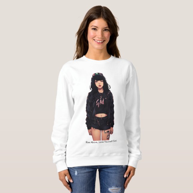 Camiseta Suba Acima, Ame-Se Primeiro. (Frente Completa)