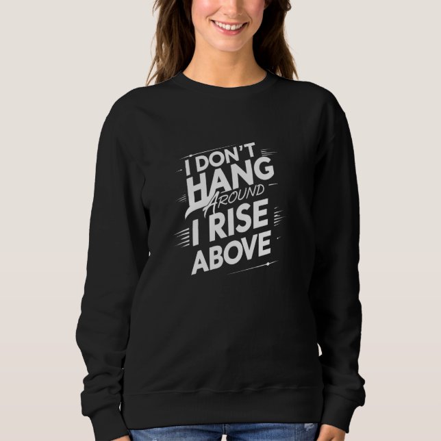 Camiseta Suba Acima do Material Engraçado (Frente)