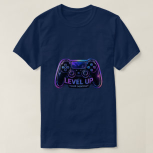 Camiseta Suba de Nível Sua Mentalidade   Auto Motivação 