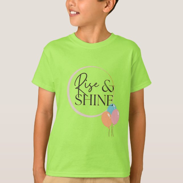 Camiseta Suba e Brilhe Roteiro Fofo com Sol (Frente)