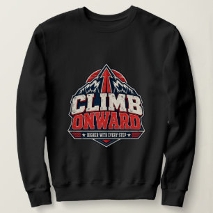 Camiseta Suba em Frente Montanha Vintage Motivacional Avent