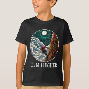 Camiseta Suba Mais Alto - Escalada de Montanha -