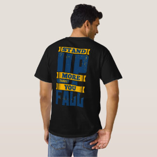 Camiseta Suba Mais Do Que Cai Motivacional 