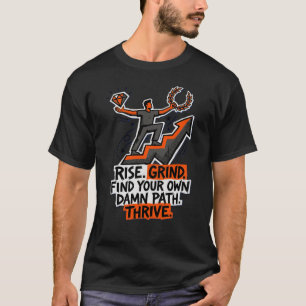 Camiseta Suba Moa Triture Motivação Agite Quebre o Molde