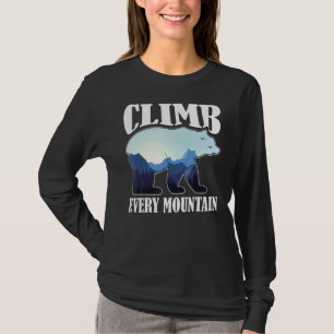 Camiseta Suba Todas as Montanhas Motivacionais